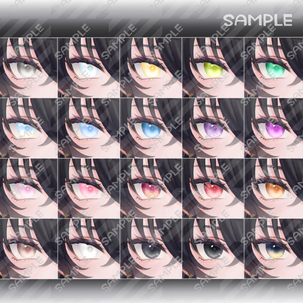 【墨惺/Bokusei用】Clair de Lune Eye & Make-up【sampleあります】