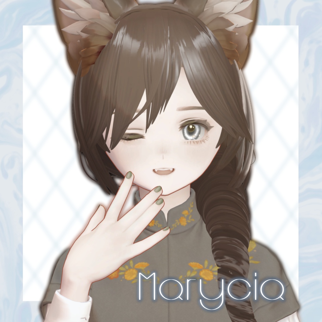 【10Avatar対応】Souverain d’Hiver ─ 氷冠の縦ロール ─