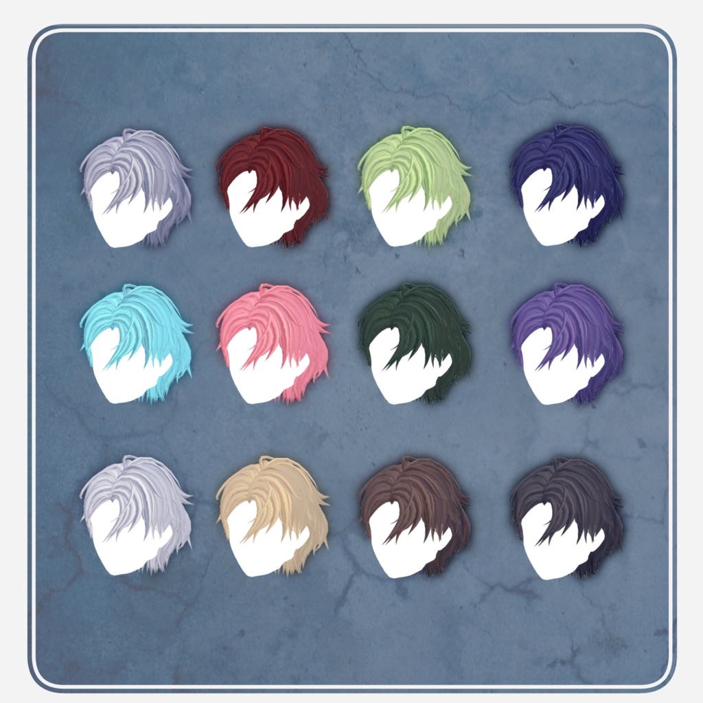 【7Avatar対応】Tilt Bangs-チルト・バングス-