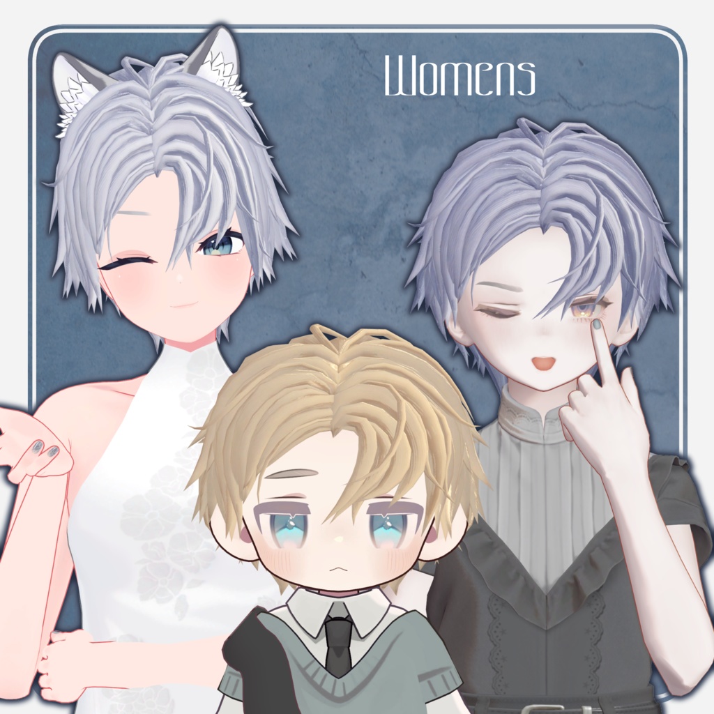 【7Avatar対応】Tilt Bangs-チルト・バングス-