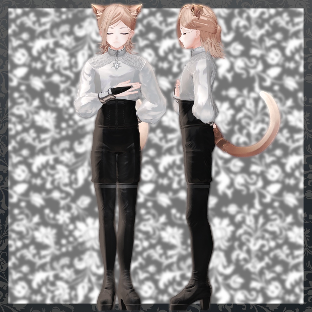 【9Avatar対応】Lueur Ancien【VRC想定衣装】