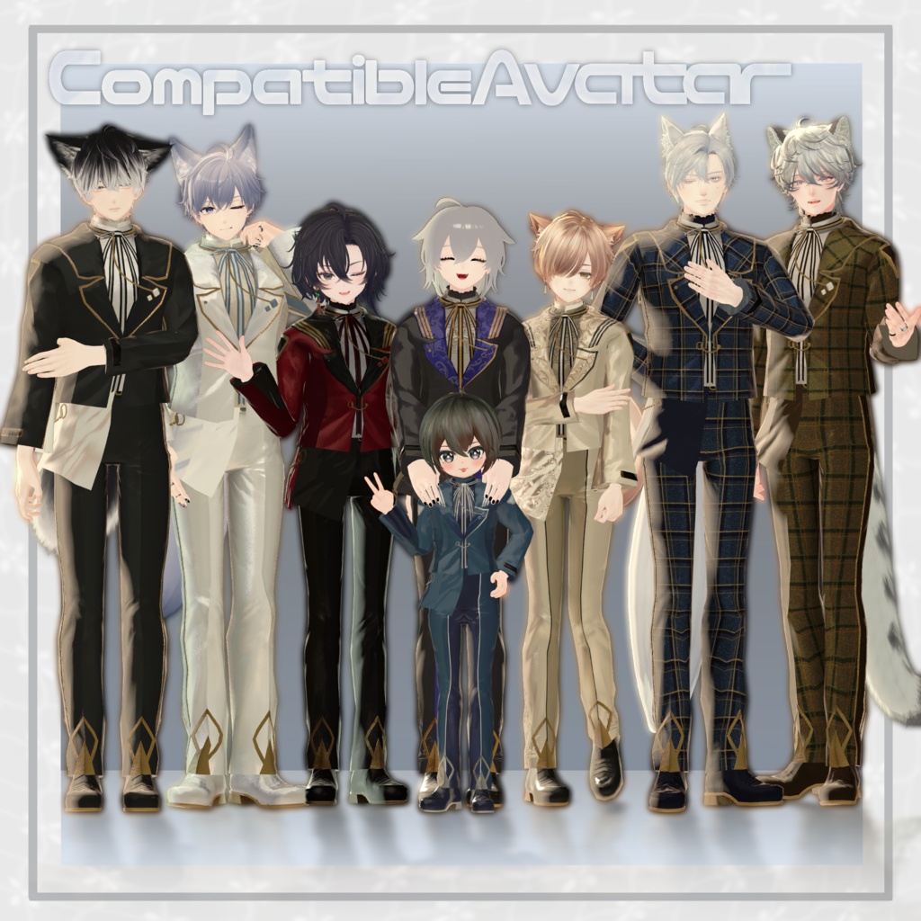 【8Avatar対応】Lueur Noble【VRC想定衣装】