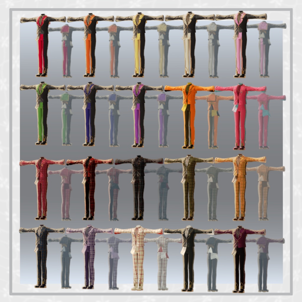 【8Avatar対応】Lueur Noble【VRC想定衣装】