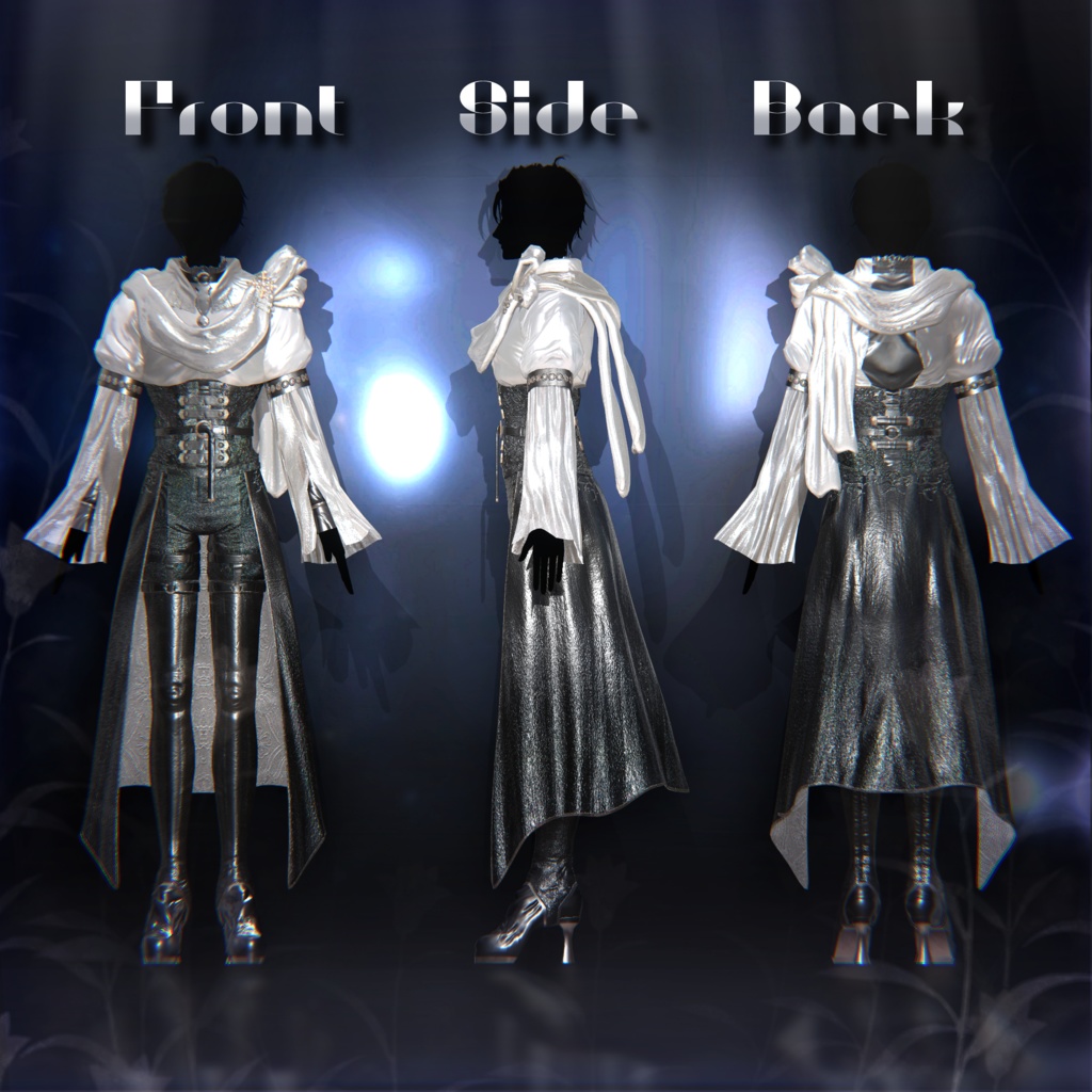 【9アバター対応】Silent Requiem【VRC想定衣装】