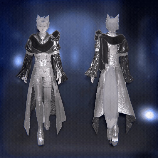 【9アバター対応】Silent Requiem【VRC想定衣装】