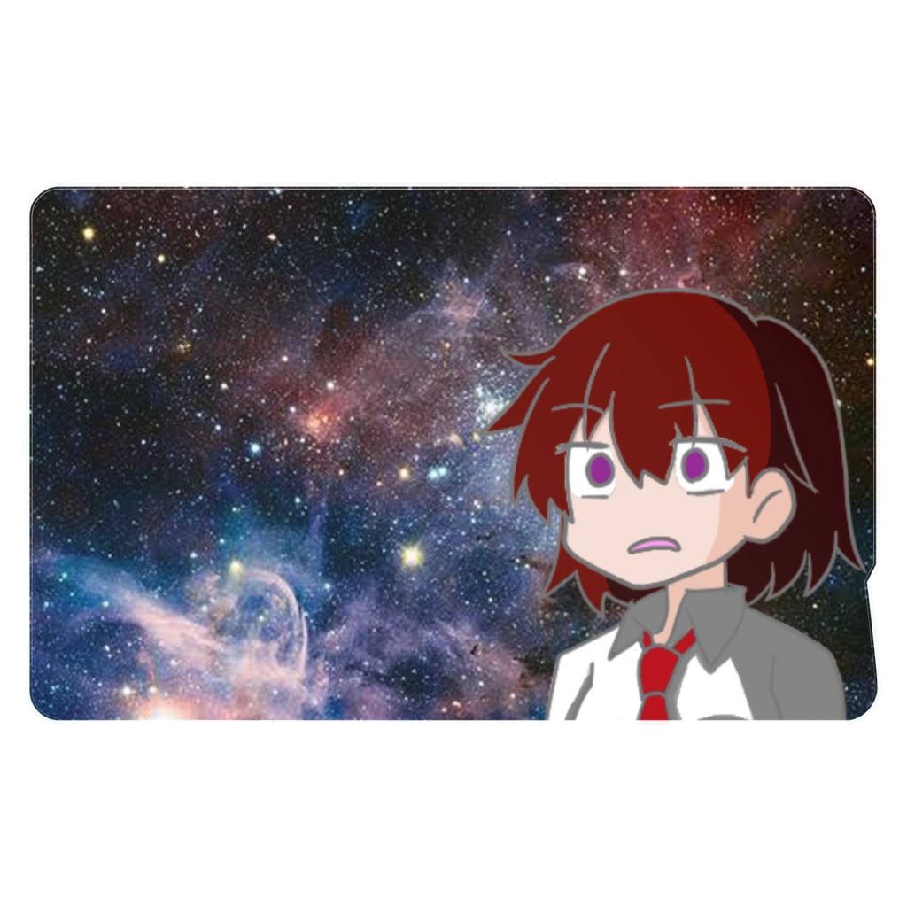 宇宙うちの子ICカードステッカー