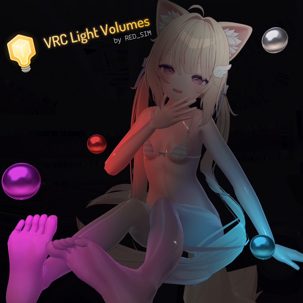 【汎用/lilToon】昨晩式*汎用GLOSSマテリアル【4種セット】