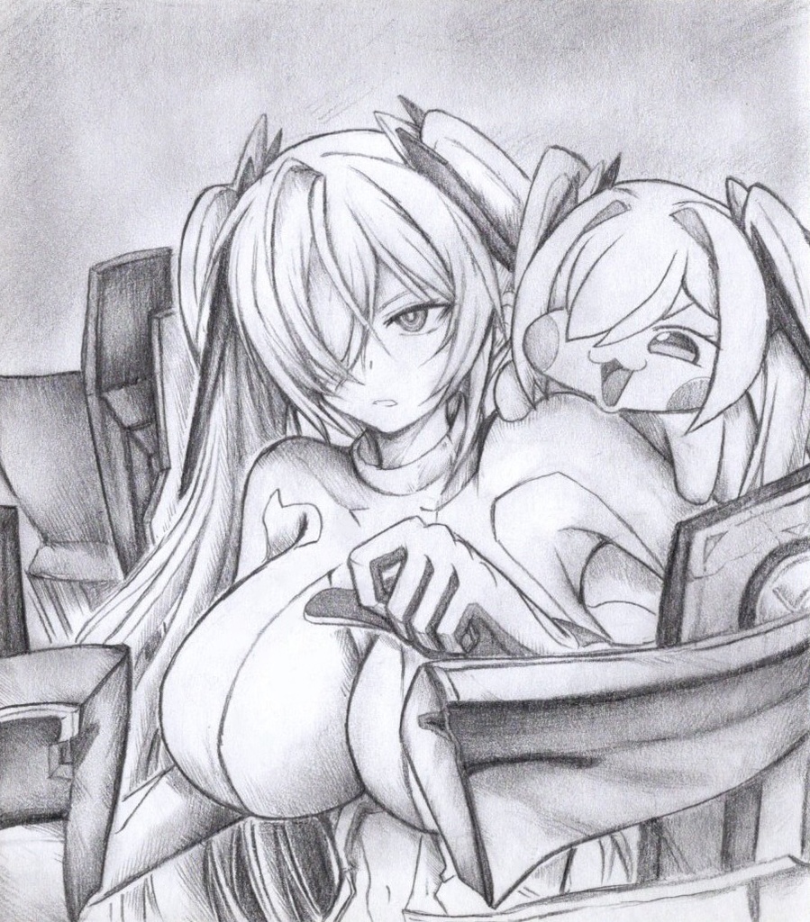 戦闘モードのシンデレラとシンDoroラの色紙イラスト 原画