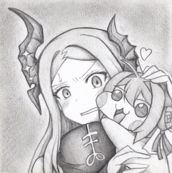 Doroに気に入られたレヴィの色紙イラスト 原画