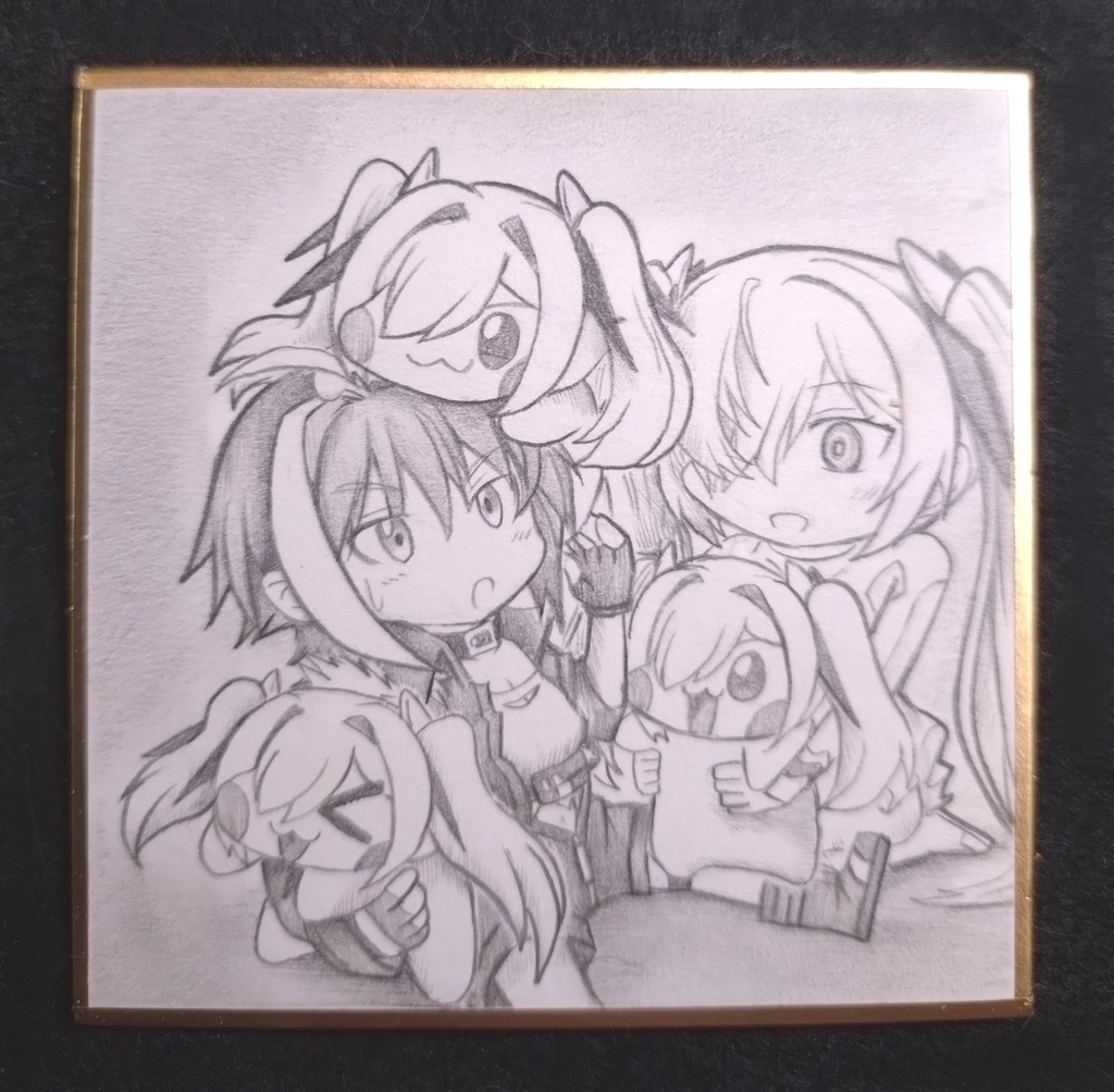 モリーにシンDoroラをおすすめするシンデレラの色紙イラスト 原画