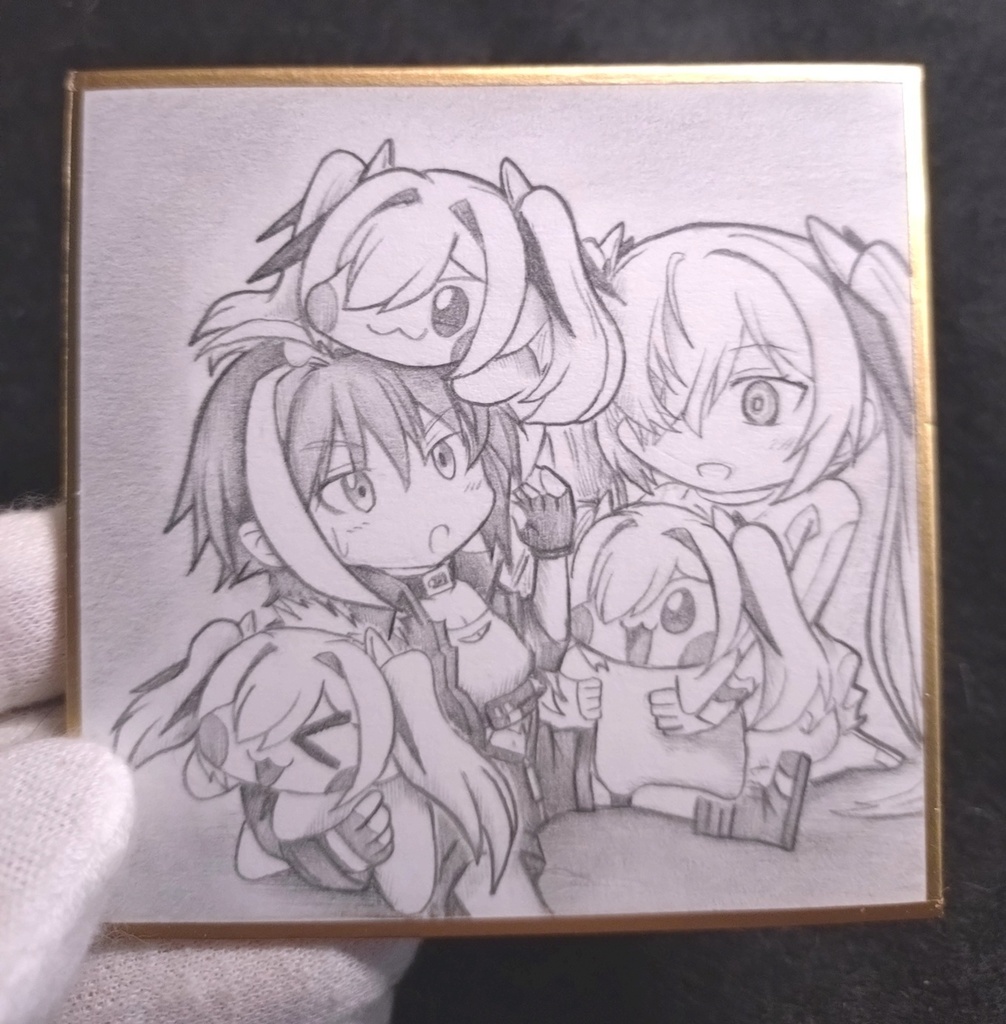 モリーにシンDoroラをおすすめするシンデレラの色紙イラスト 原画