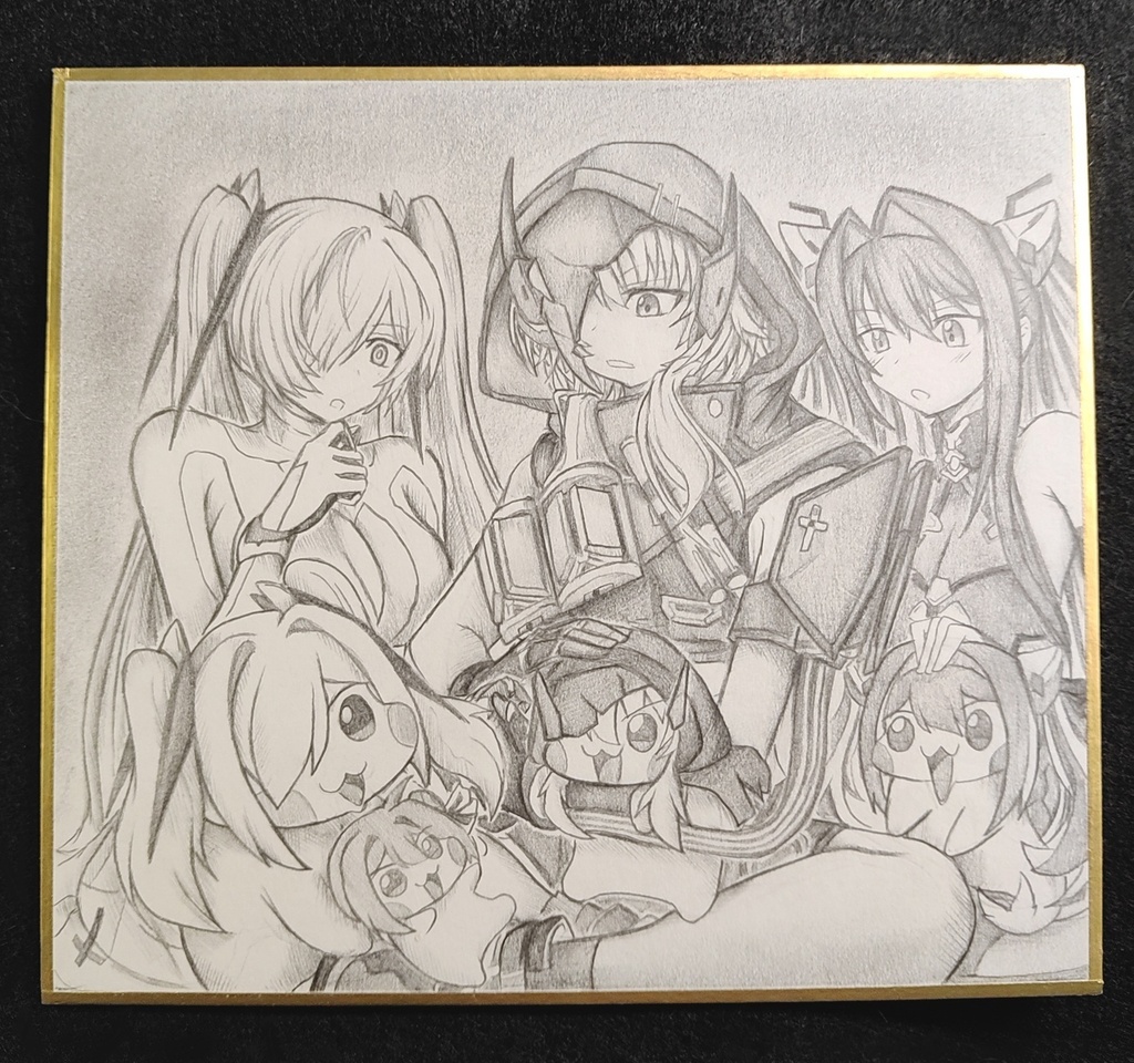 普通のDoroを拾ってきたシンDoroラの色紙イラスト 原画