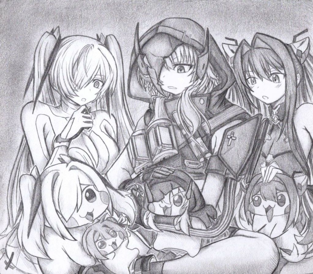 普通のDoroを拾ってきたシンDoroラの色紙イラスト 原画