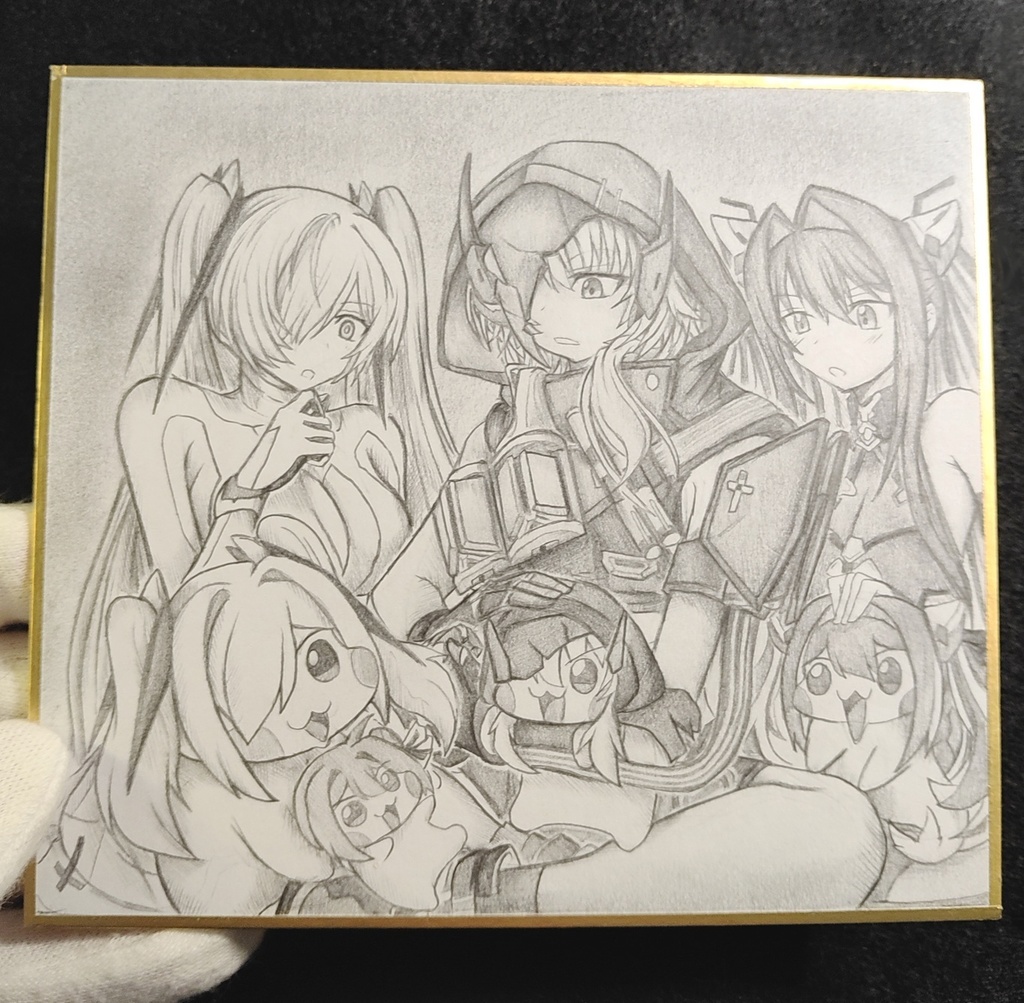 普通のDoroを拾ってきたシンDoroラの色紙イラスト 原画