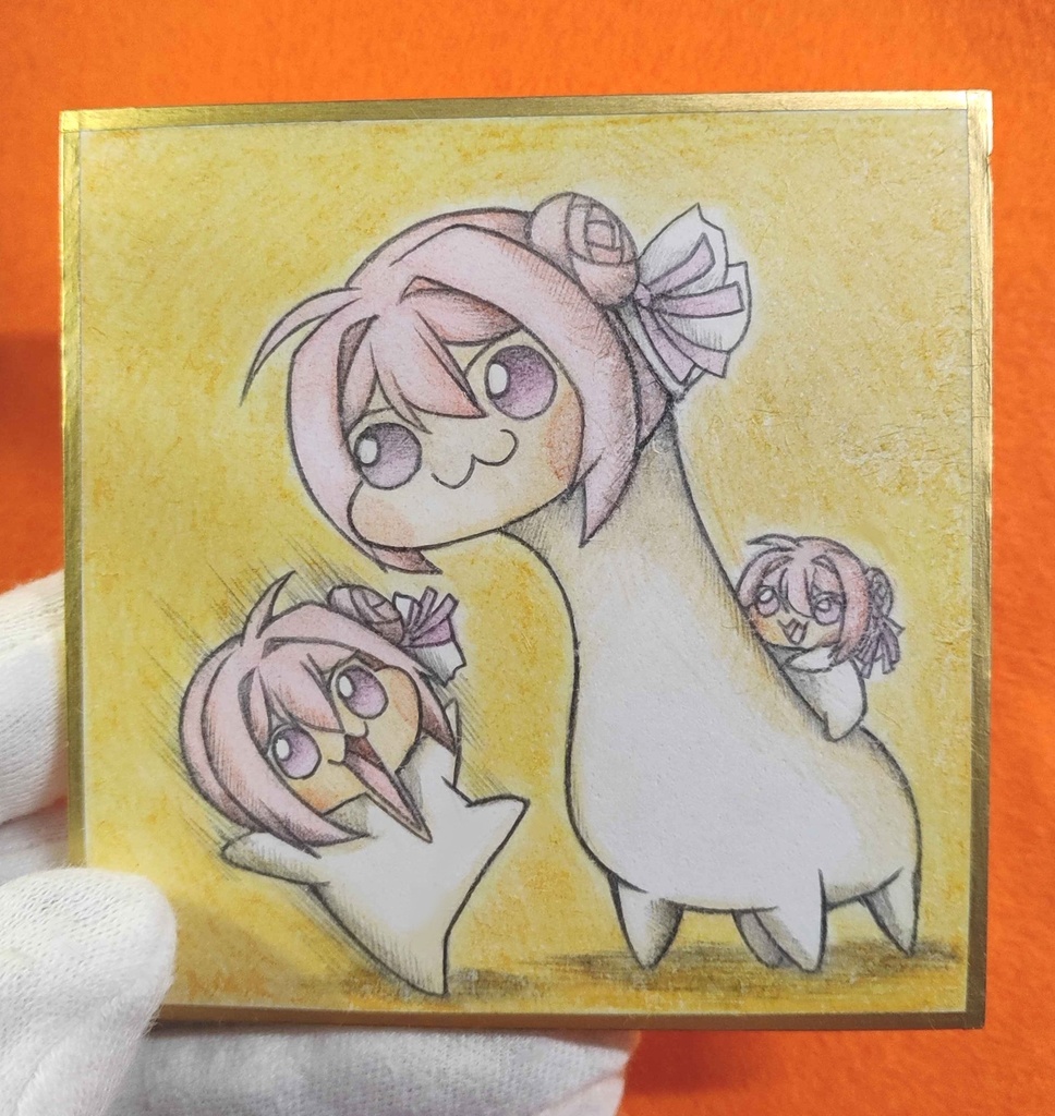 首長Doroの色紙イラスト 原画