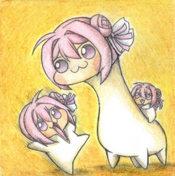 首長Doroの色紙イラスト 原画