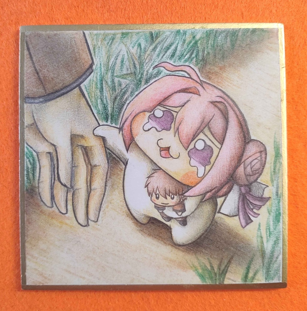 別れたくないDoroの色紙イラスト 原画