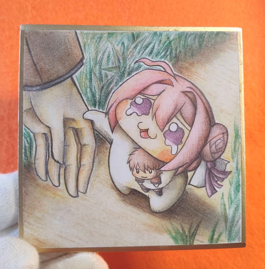 別れたくないDoroの色紙イラスト 原画