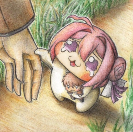 別れたくないDoroの色紙イラスト 原画