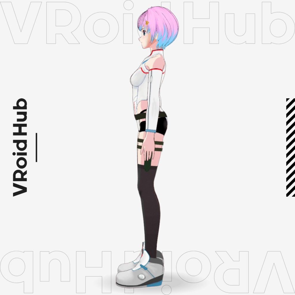 【オリジナル3Dモデル】WS-0505 Original 3D model VRM+XWear
