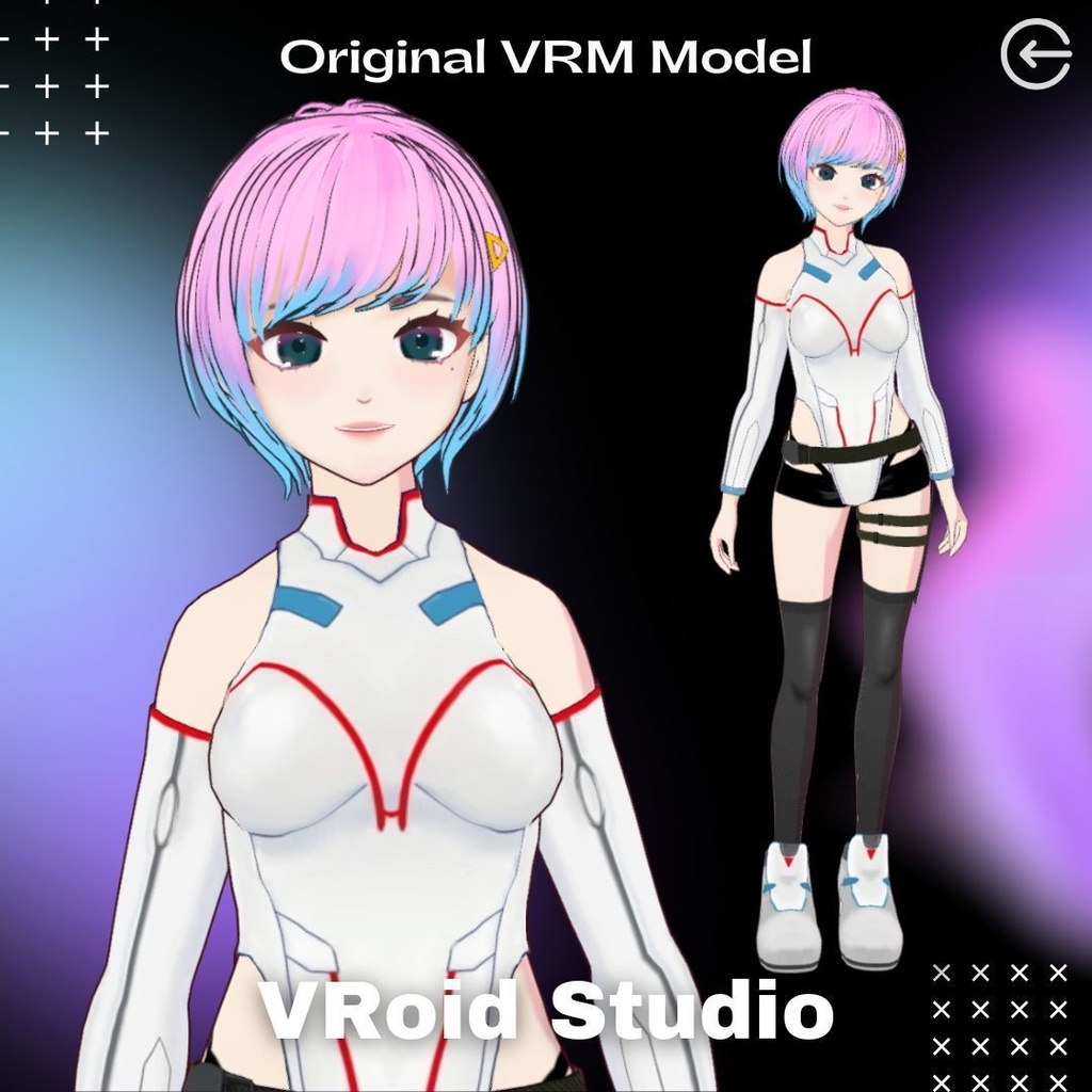 【オリジナル3Dモデル】WS-0505 Original 3D model VRM+XWear