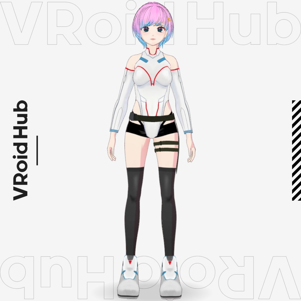 【オリジナル3Dモデル】WS-0505 Original 3D model VRM+XWear