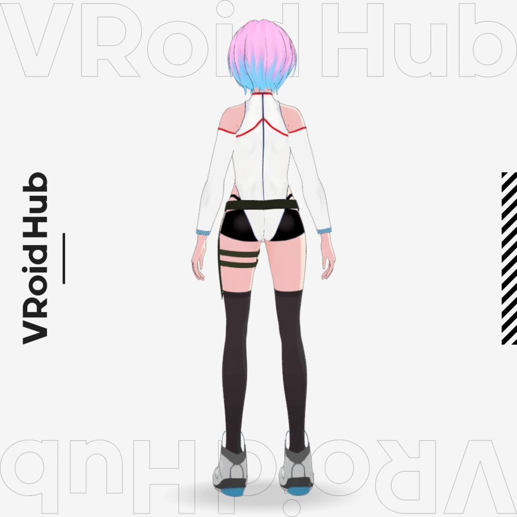 【オリジナル3Dモデル】WS-0505 Original 3D model VRM+XWear