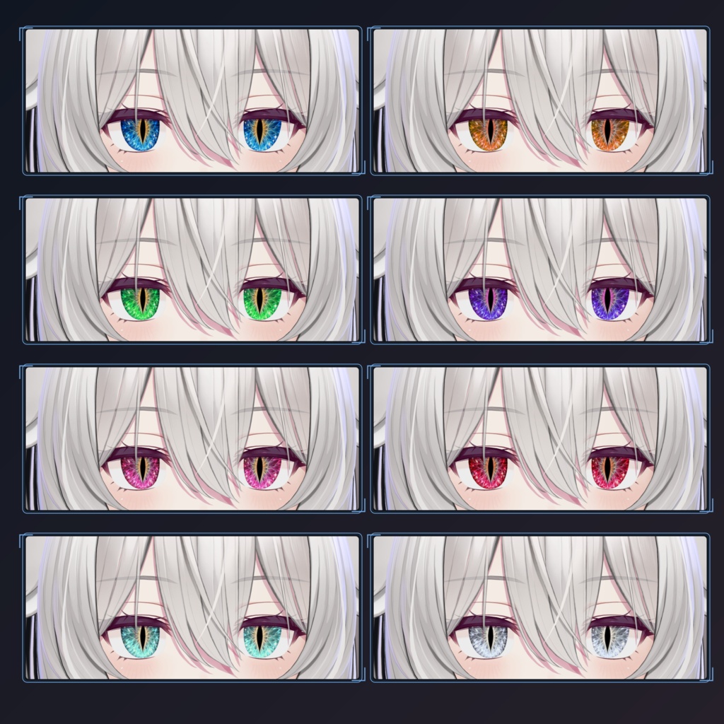 【リリース記念セール中】猫ノ目 / Cat_eyes【8色・発光マスク付き】