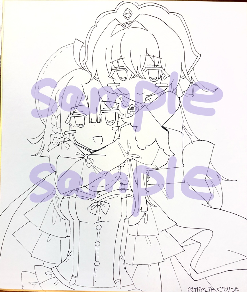 普通式紙　瀬奈みこと&更紗帆奈2