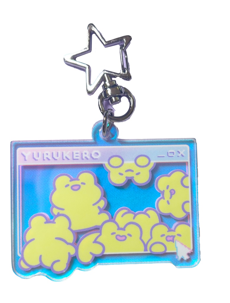 ゆるけろデジタルウィンドウ　オーロラアクキー