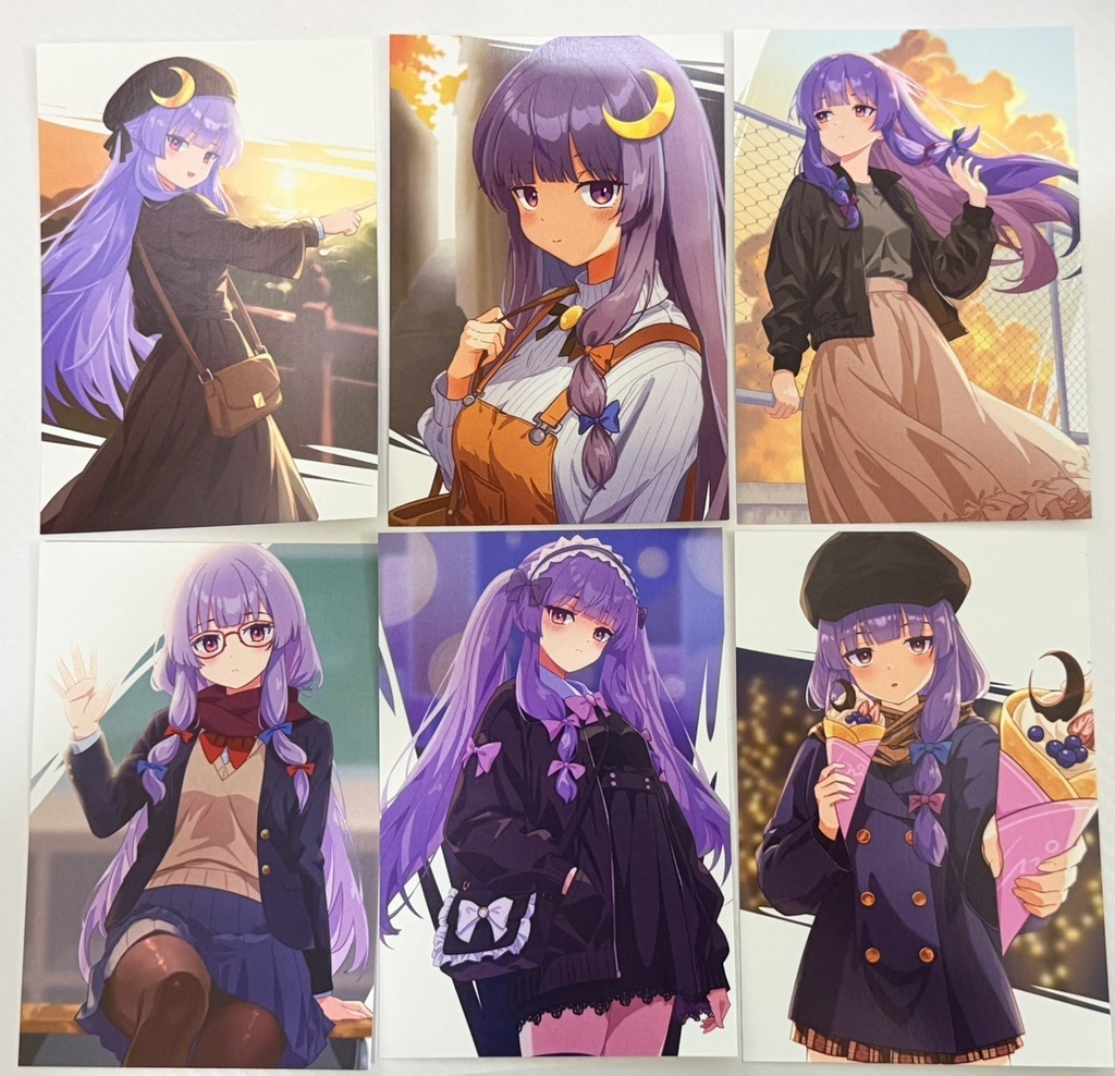 PATCHEMODE ポストカード 6種セット パチュリー現代服