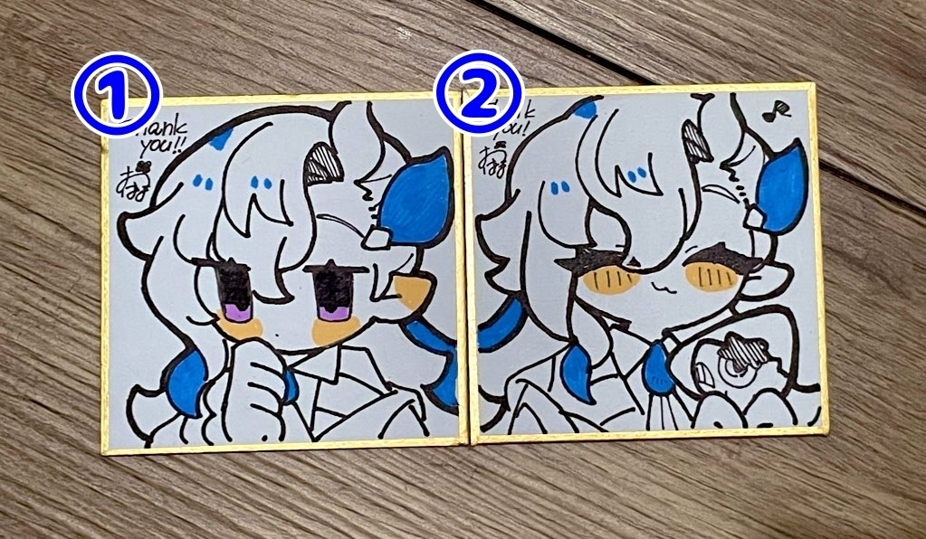 ミニ色紙