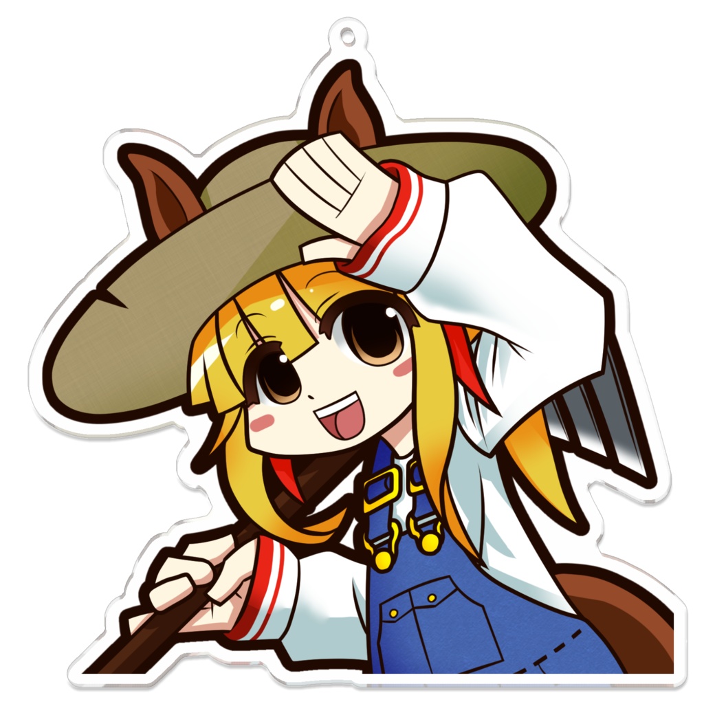 農女ちゃんアクリルキーホルダー