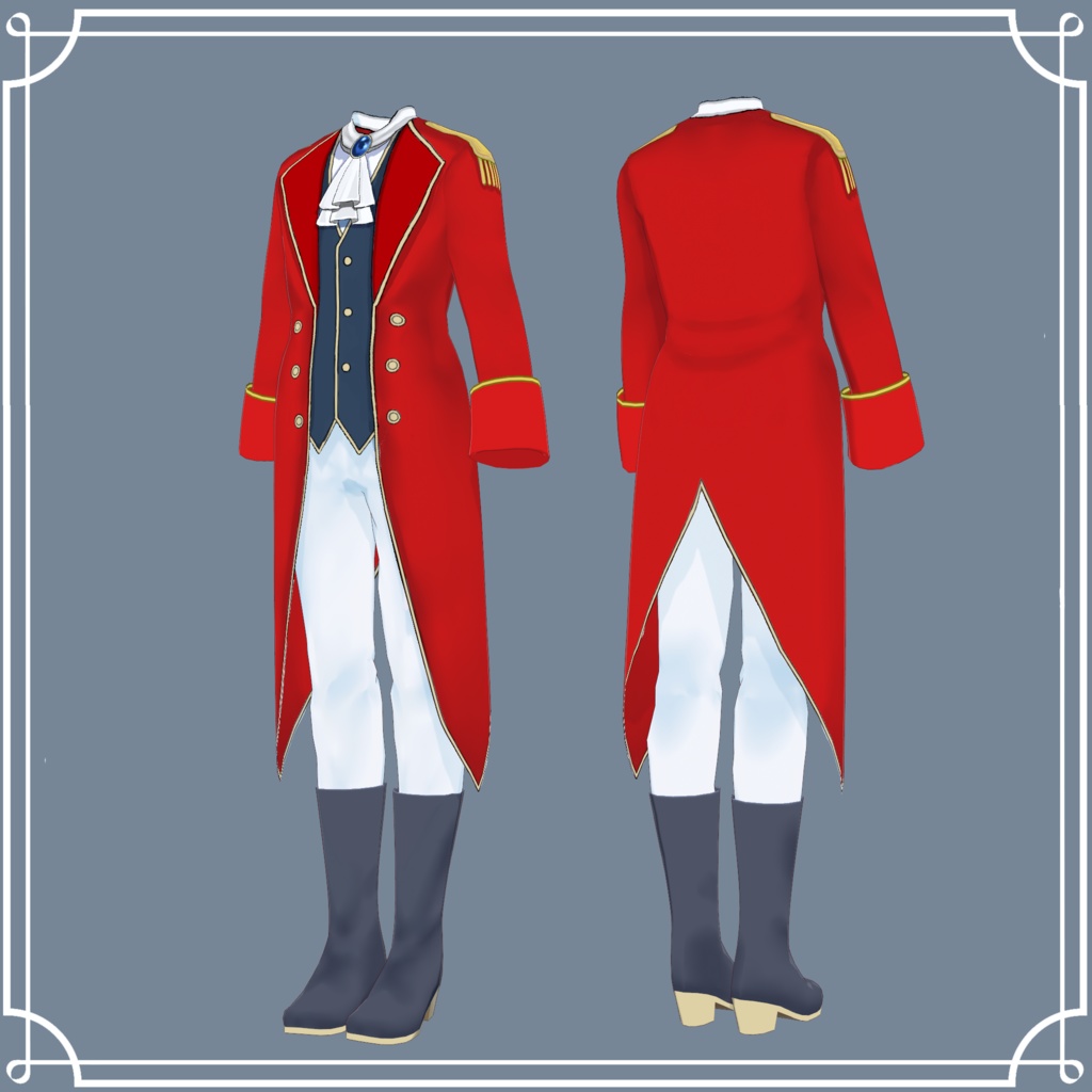 【VRoid衣装】貴族風・王子様スタイル Sugar Waltz Prince Style