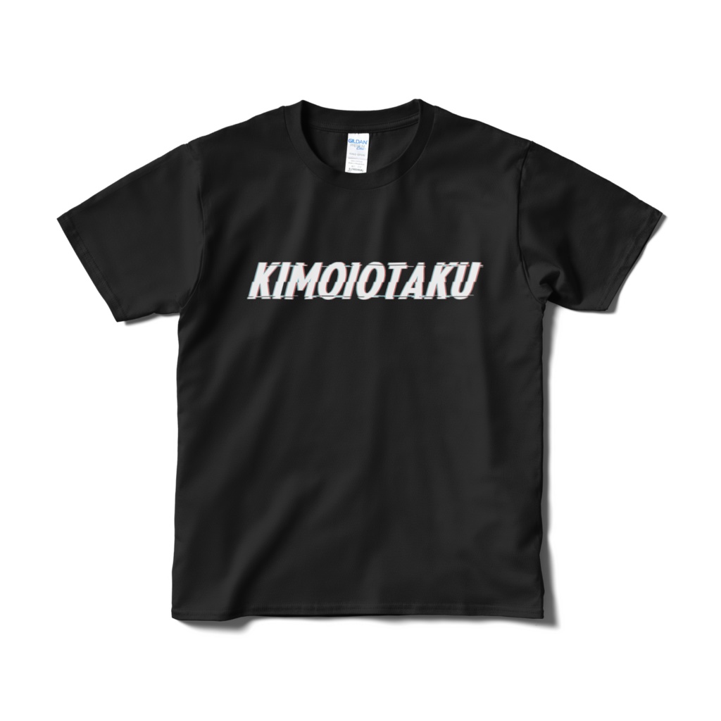 KIMOIOTAKUの黒いTシャツ