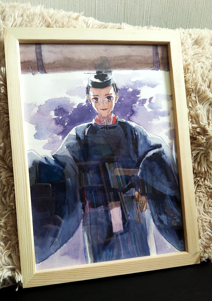 水彩原画 【生まれながらの将軍】