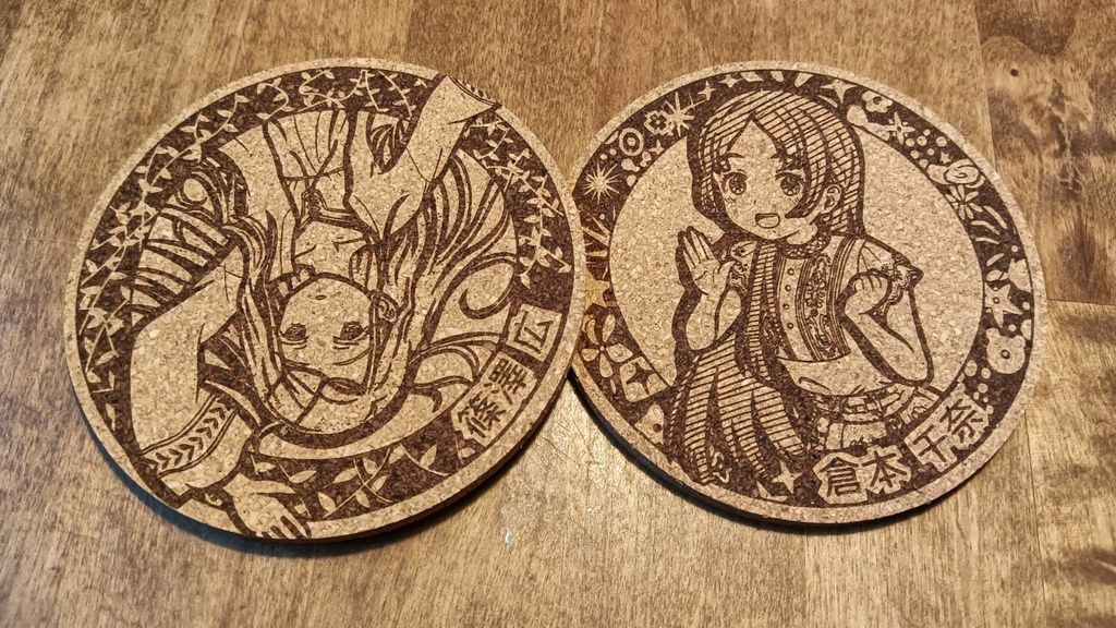 学マス コルクコースター