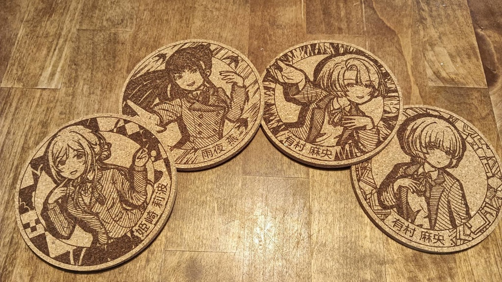 学マス コルクコースター