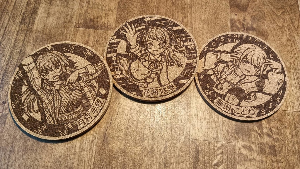 学マス コルクコースター