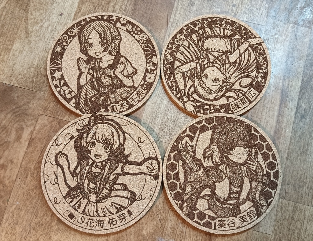 学マス コルクコースター ライブ衣装