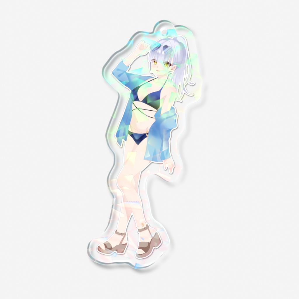 【ホログラム】しづなつアクキー