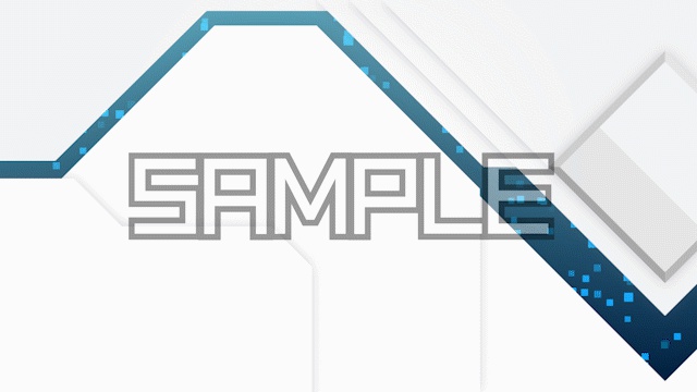 うごく2D背景-サイバーな空間セット