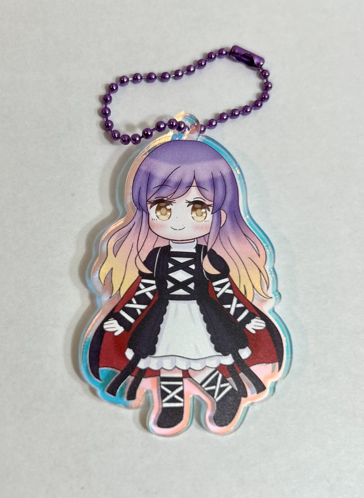 東方Project 聖白蓮 デフォルメ風オーロラアクリルキーホルダー