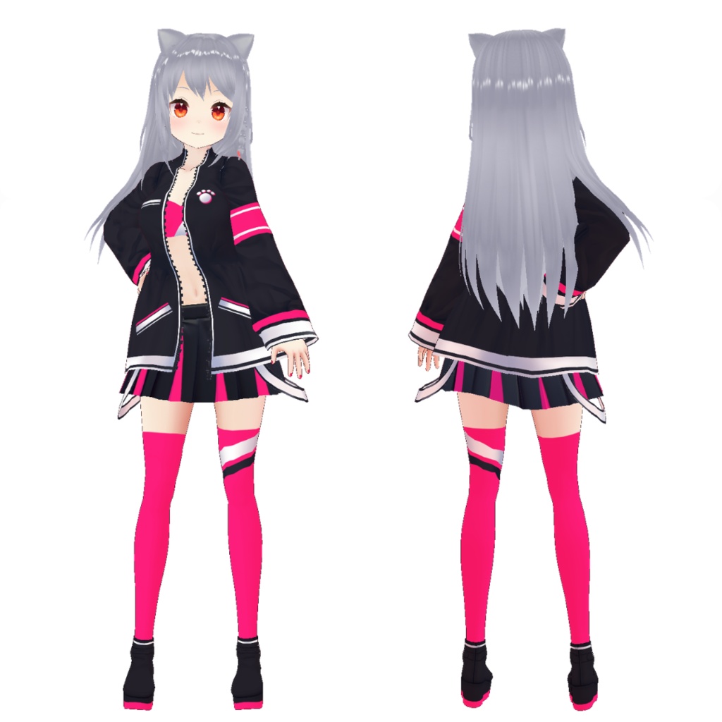 【VRoid用】サイケデリックダンスコスチューム