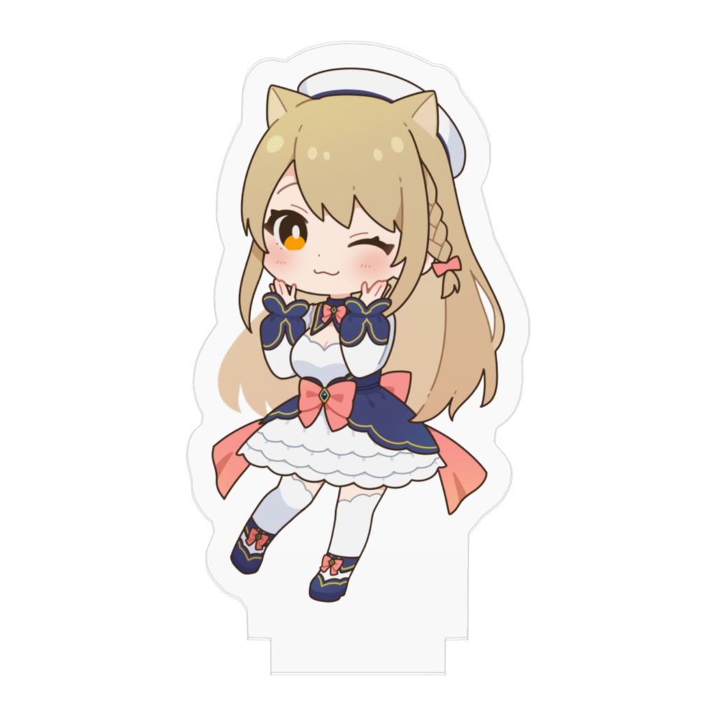 『猫葉ねる』アクリルフィギュア(3D衣装Ver.)