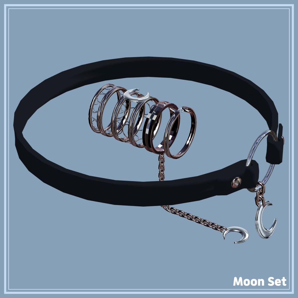 [Moon Set] ring＆choker