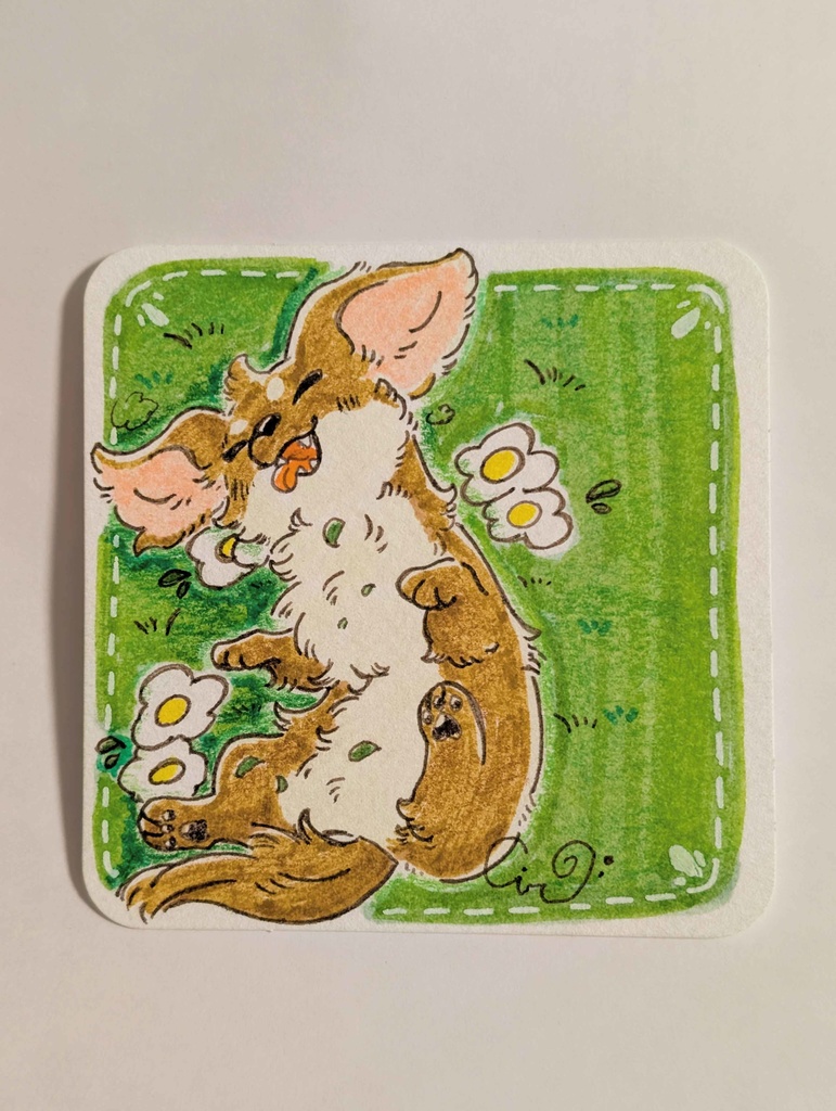 【原画】緑の絨毯満喫中