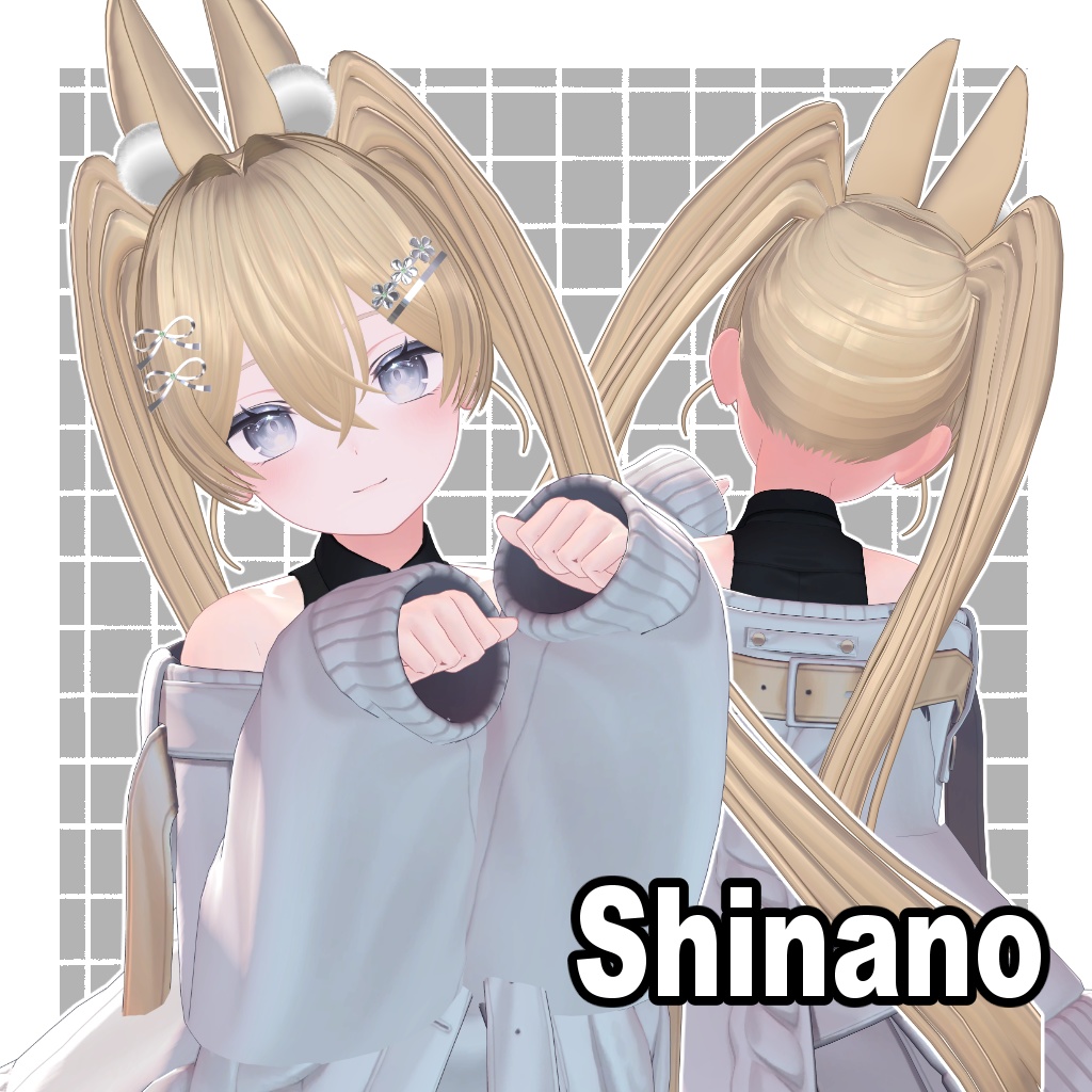 【7アバター対応】Bloomunny hair【VRC Hair】