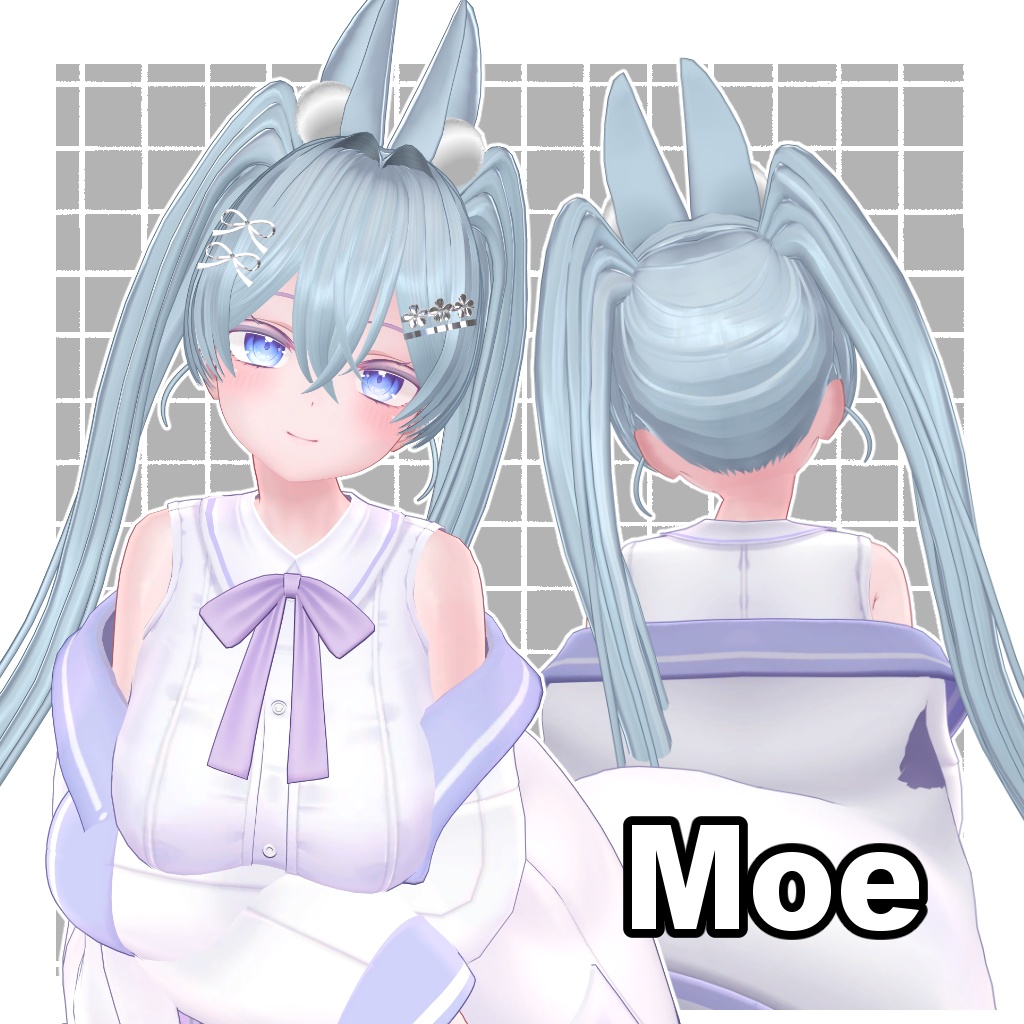 【7アバター対応】Bloomunny hair【VRC Hair】