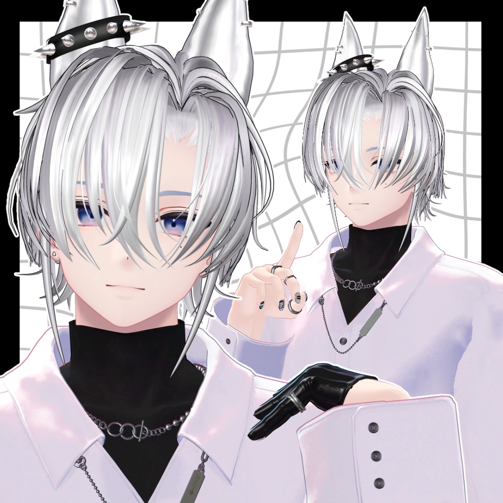 【11アバター対応】Dobell Hair 【VRC Hair】